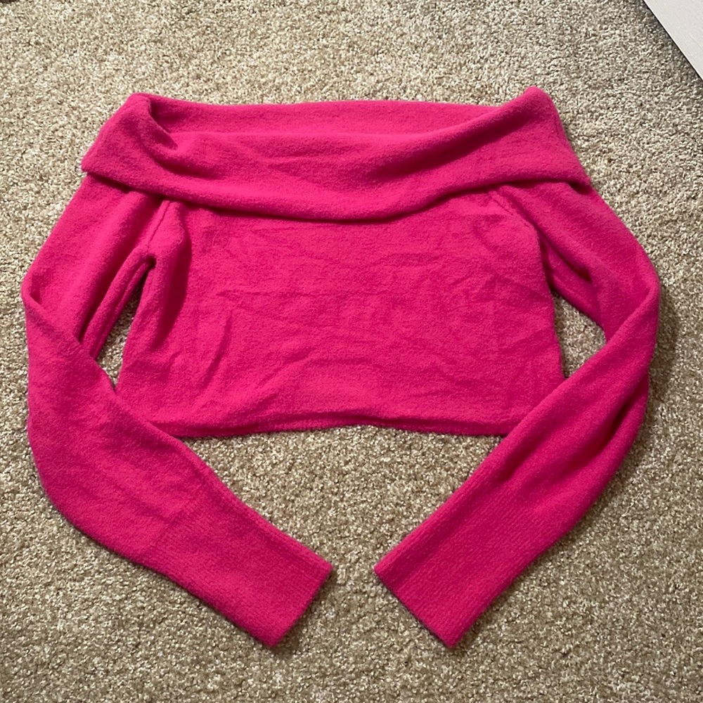 Free People Off Shoulder Sweater